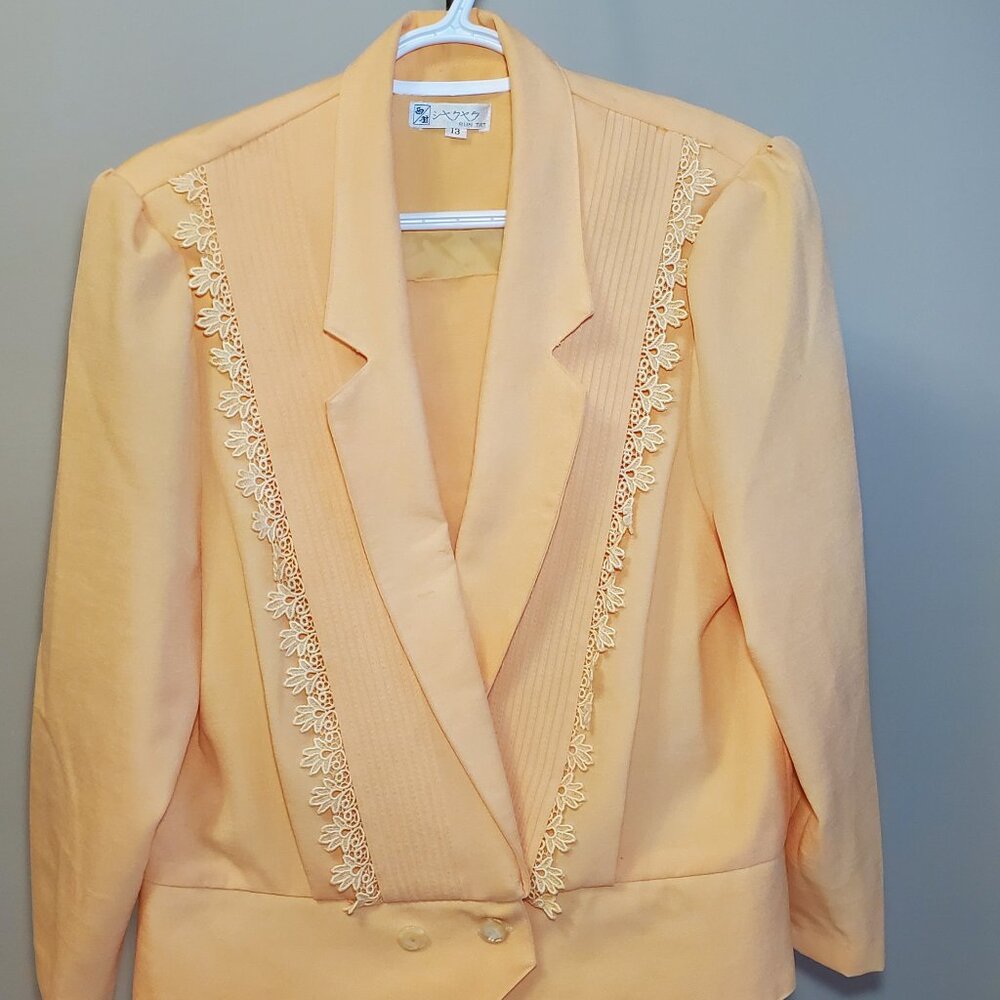 Sun Tat Buttercup Yellow Women's Blazer